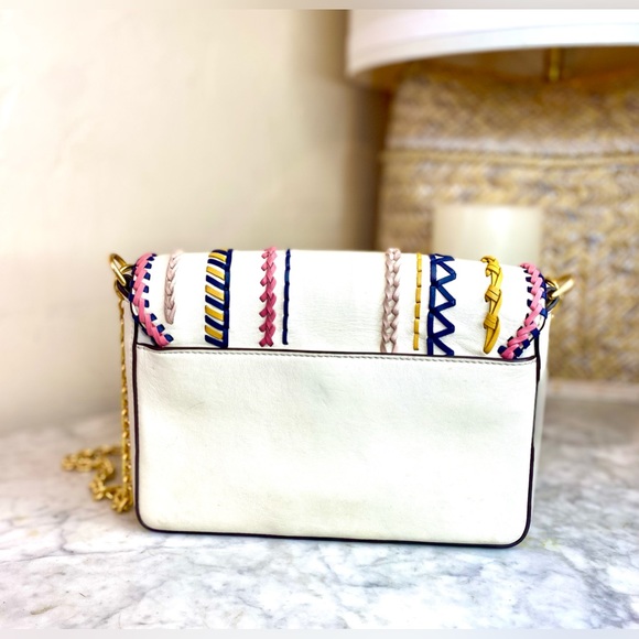 TORY BURCH *RARE* Kira Whipstitch Crossbody - Picture 5 of 8